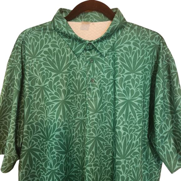 Lot of 2 Golf Gods Australia Button-down Shirts, Tropical, Hawaiian Size 2XL - Picture 4 of 14